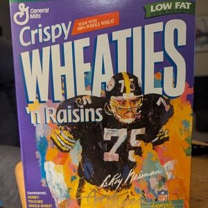 1997 Joe Greene Signed Wheaties Box